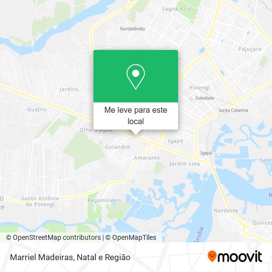 Marriel Madeiras mapa