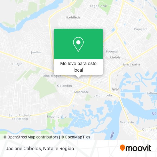 Jaciane Cabelos mapa