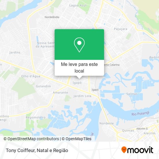 Tony Coiffeur mapa