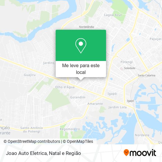 Joao Auto Eletrica mapa