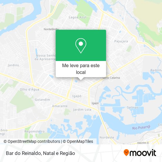 Bar do Reinaldo mapa