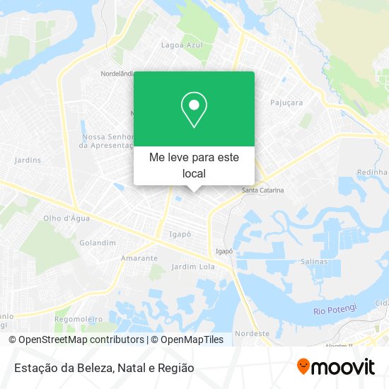 Estação da Beleza mapa