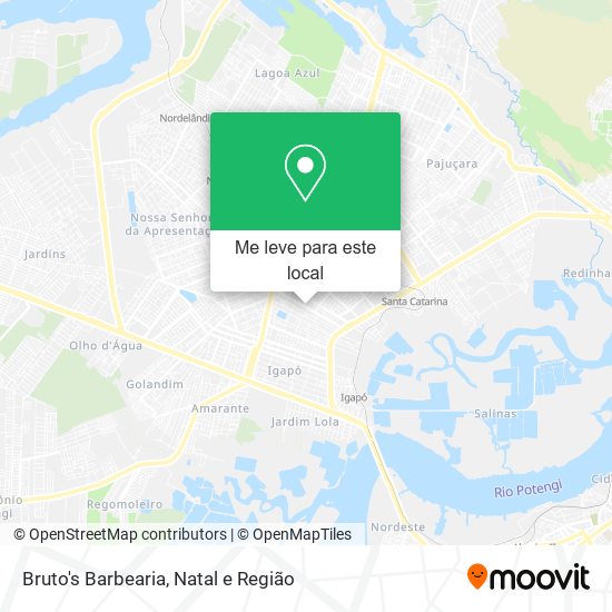 Bruto's Barbearia mapa