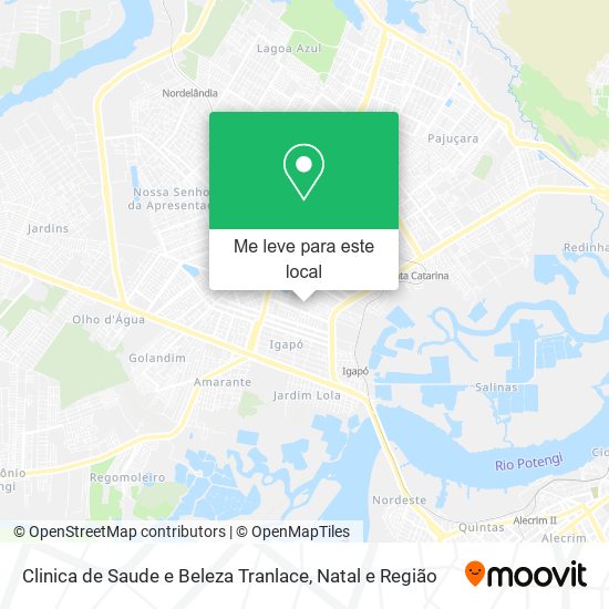 Clinica de Saude e Beleza Tranlace mapa