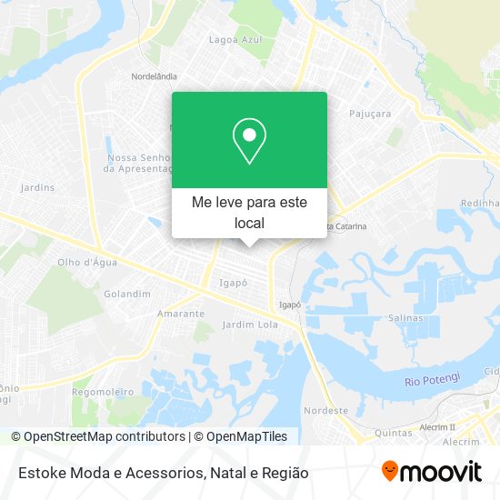 Estoke Moda e Acessorios mapa
