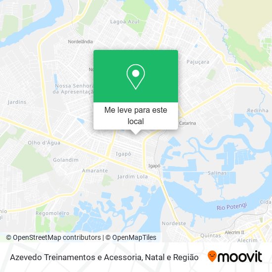 Azevedo Treinamentos e Acessoria mapa