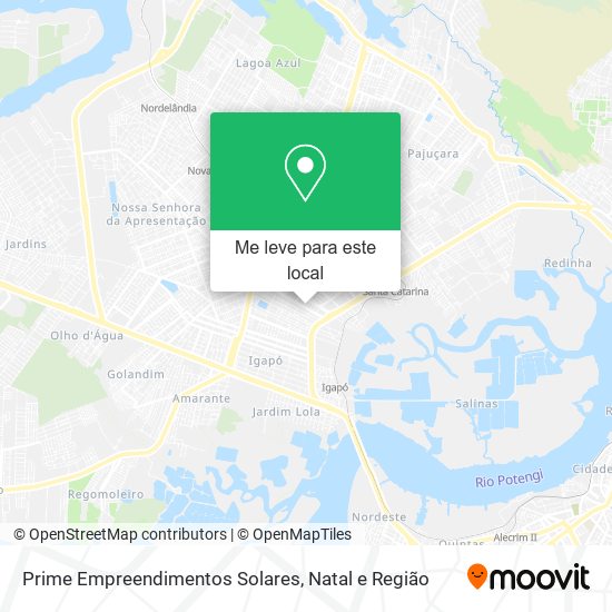 Prime Empreendimentos Solares mapa