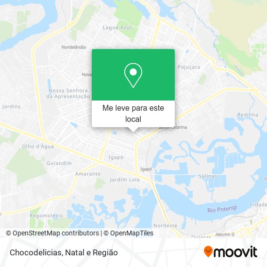 Chocodelicias mapa