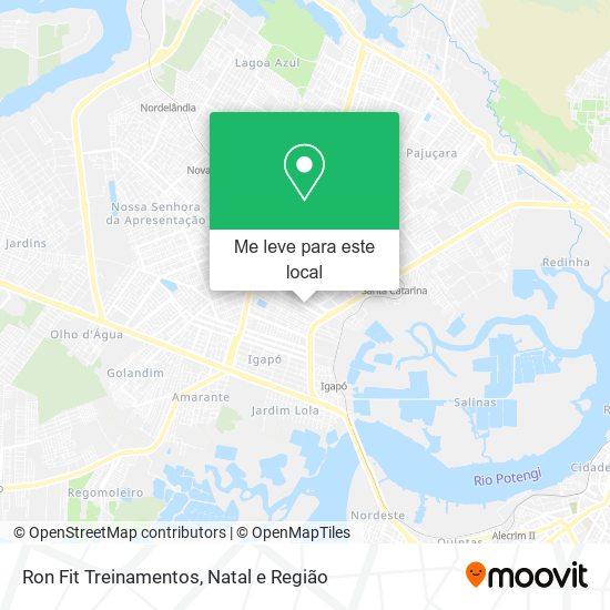 Ron Fit Treinamentos mapa