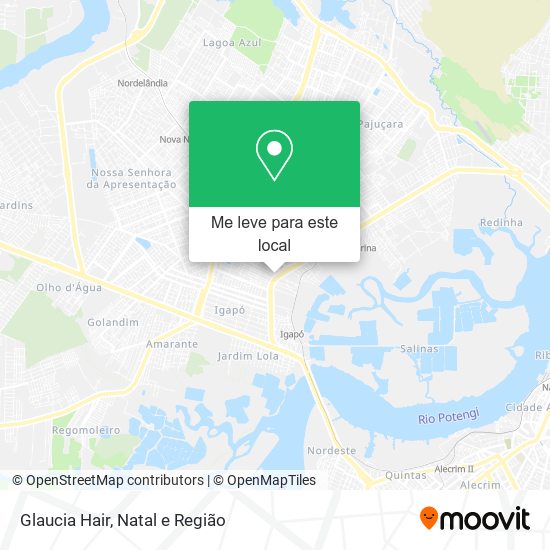 Glaucia Hair mapa
