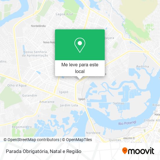 Parada Obrigatória mapa