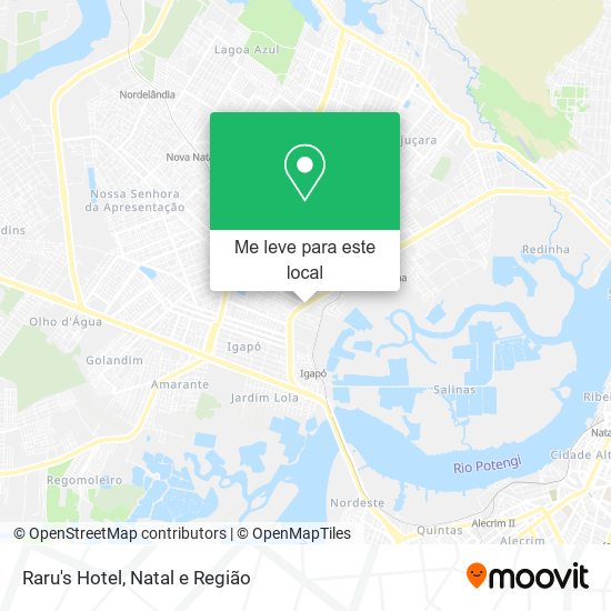 Raru's Hotel mapa