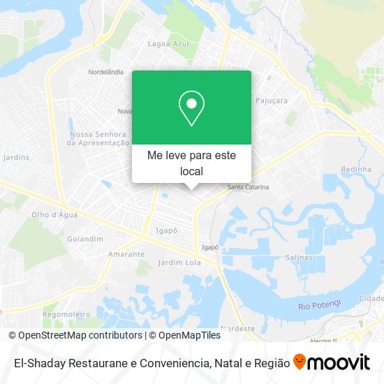 El-Shaday Restaurane e Conveniencia mapa
