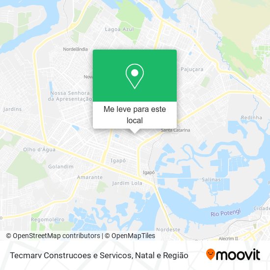 Tecmarv Construcoes e Servicos mapa