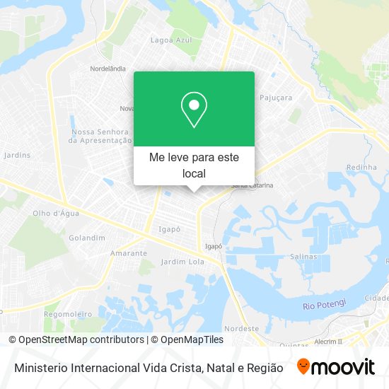 Ministerio Internacional Vida Crista mapa
