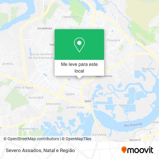 Severo Assados mapa