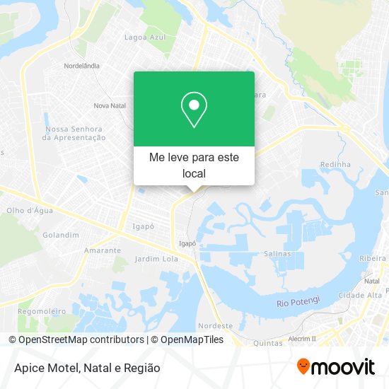 Apice Motel mapa