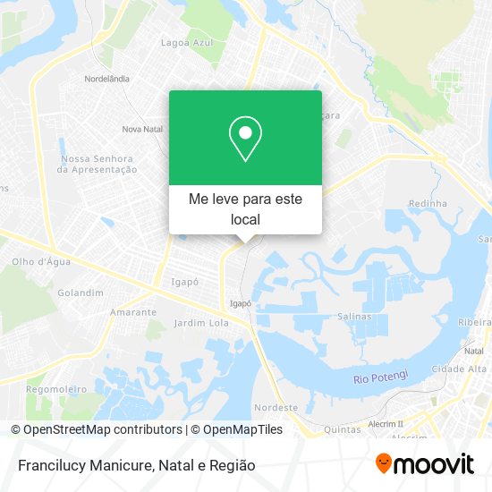 Francilucy Manicure mapa