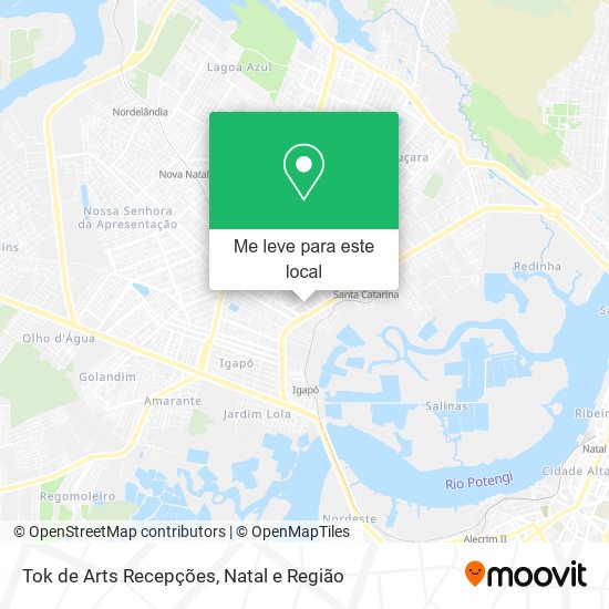 Tok de Arts Recepções mapa