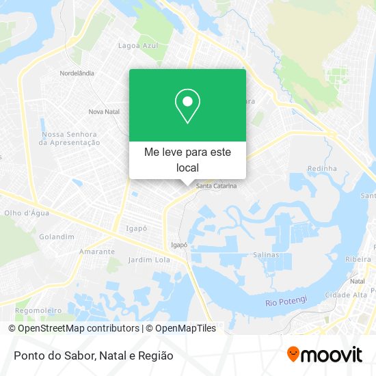 Ponto do Sabor mapa