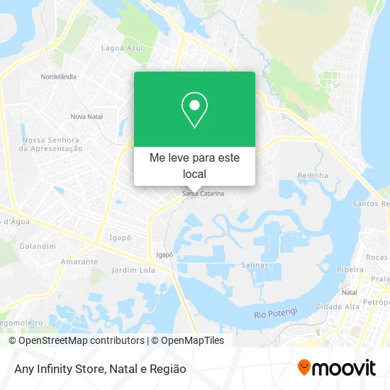 Any Infinity Store mapa