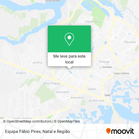 Equipe Fábio Pires mapa