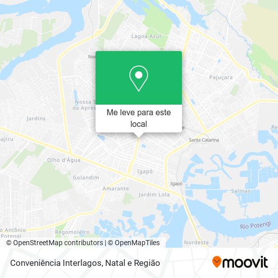 Conveniência Interlagos mapa