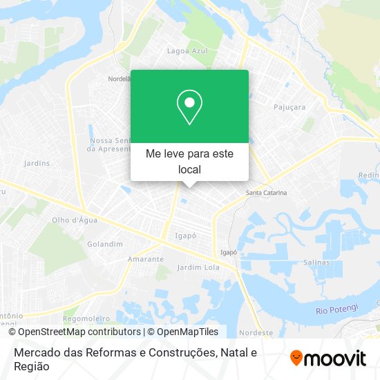 Mercado das Reformas e Construções mapa