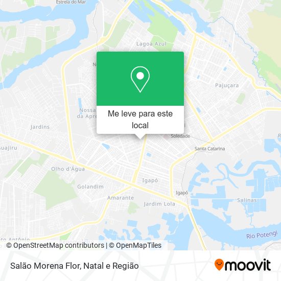 Salão Morena Flor mapa