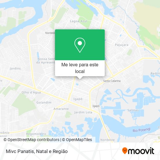 Mivc Panatis mapa