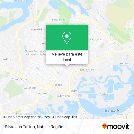 Silvia Lua Tattoo mapa