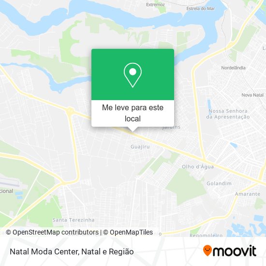 Natal Moda Center mapa