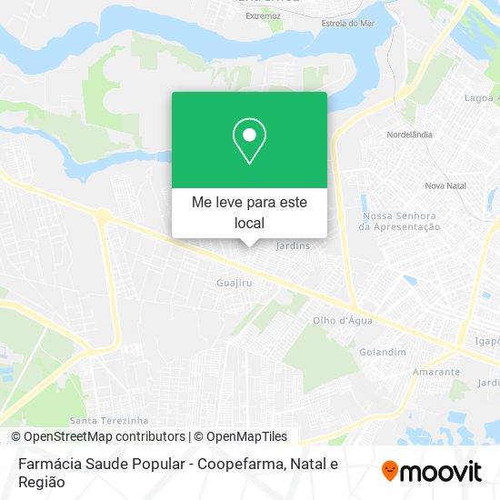 Farmácia Saude Popular - Coopefarma mapa