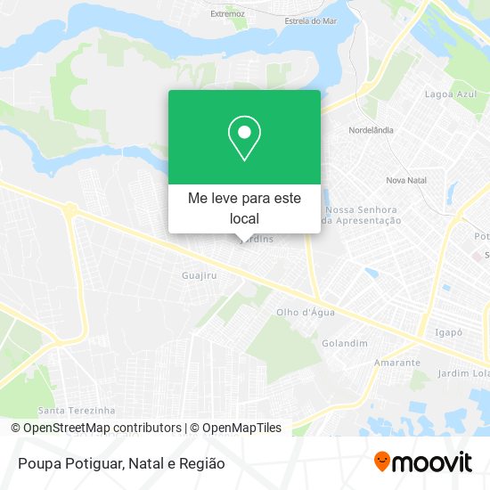 Poupa Potiguar mapa