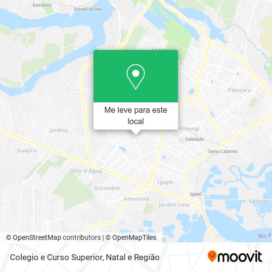 Colegio e Curso Superior mapa