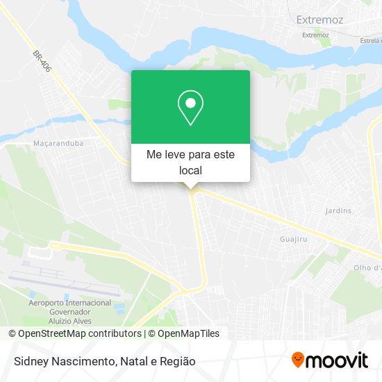 Sidney Nascimento mapa