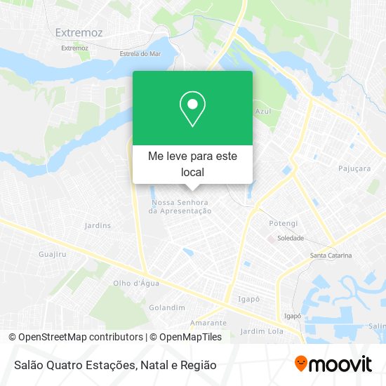 Salão Quatro Estações mapa