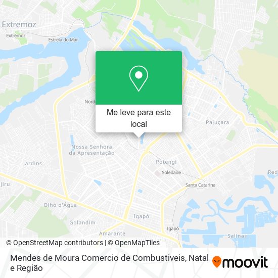 Mendes de Moura Comercio de Combustiveis mapa
