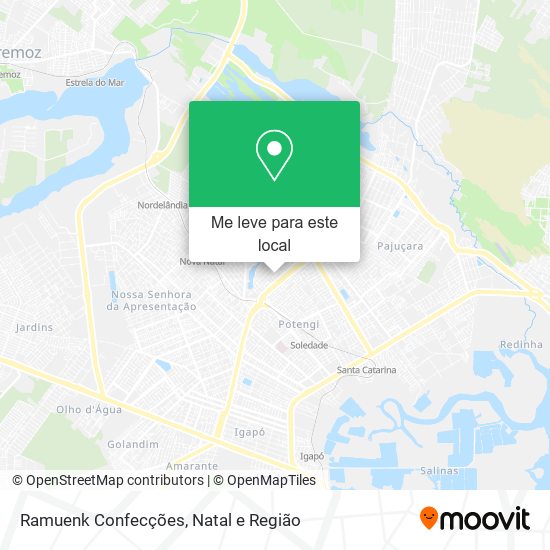 Ramuenk Confecções mapa