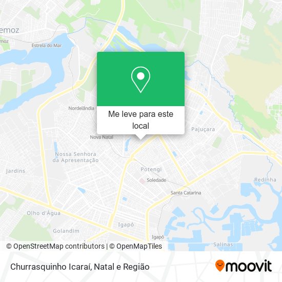 Churrasquinho Icaraí mapa