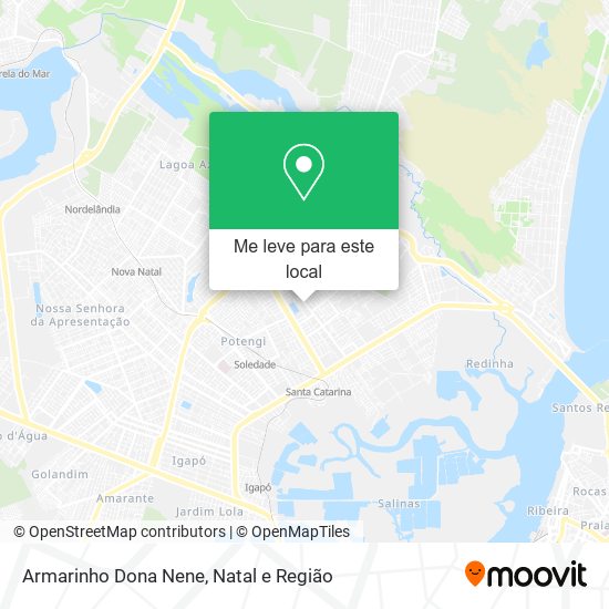 Armarinho Dona Nene mapa