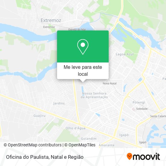 Oficina do Paulista mapa