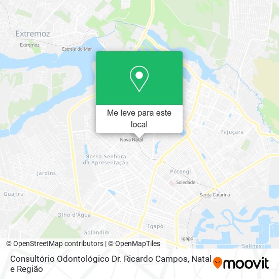 Consultório Odontológico Dr. Ricardo Campos mapa