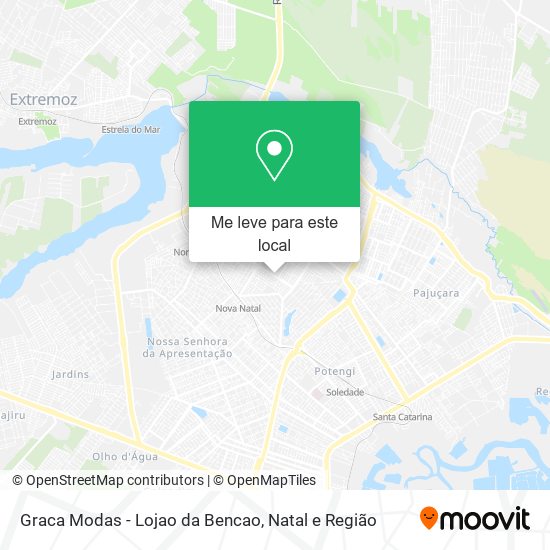 Graca Modas - Lojao da Bencao mapa