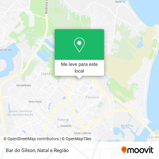 Bar do Gilson mapa