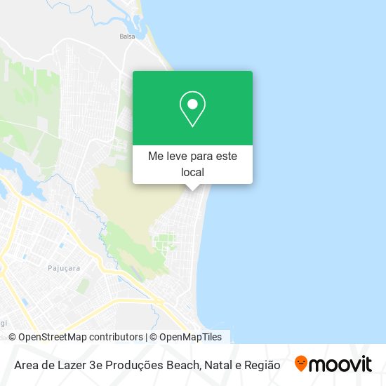 Area de Lazer 3e Produções Beach mapa