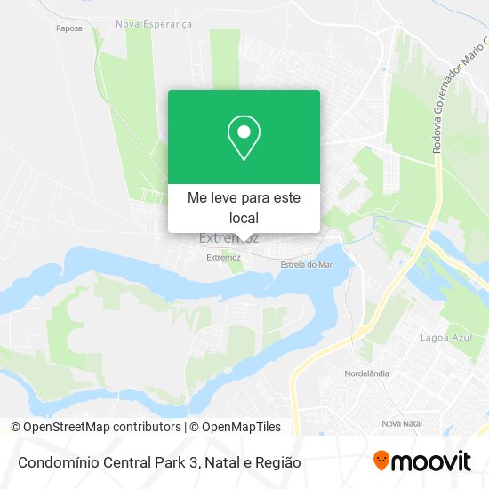Condomínio Central Park 3 mapa