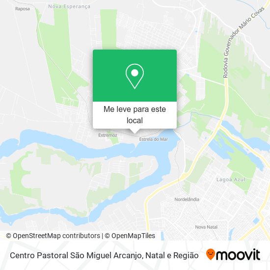Centro Pastoral São Miguel Arcanjo mapa