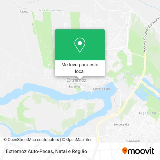 Extremoz Auto-Pecas mapa
