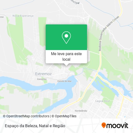 Espaço da Beleza mapa